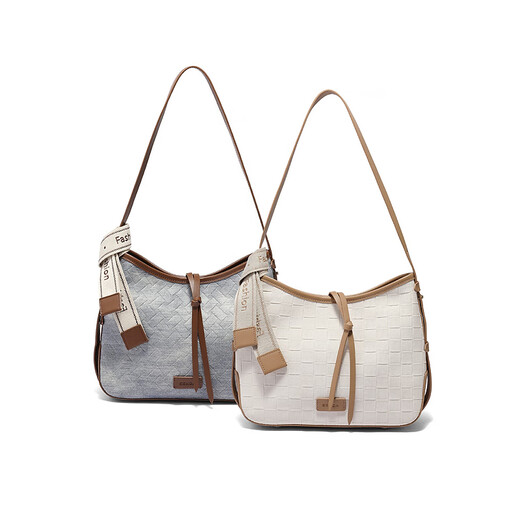 Senda Hobo Bag Damen 2025 Sommer Neues Einkaufszentrum für modische einfache einfache Einschuld-Crossbody-Tasche x1585bx5 Blau F.