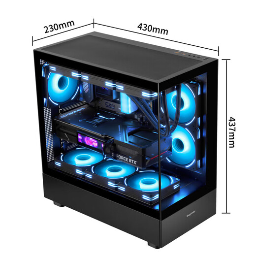 
Professional designer of Zongheng Zhuochuang Graphics Workstation 20 core i7 14700F/RTX3060/A2000 video clip 3D modeling rendering drawing assembly desktop computer host machine configuration one: i7 14700F+1050Ti 4G graphics card
