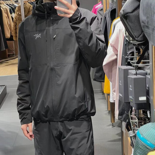 始祖鸟（ARC'TERYX）Gamma LightWeight Hoody男夏季超轻透气软壳衣X9196 24款Black黑色 X000009196 M