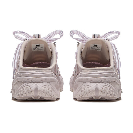 Camel (Kamel) dicker Hochhaus Daddy Damenschuhe lässig Leichte, atmungsaktive Semi-Slipper X25B09L7027 LILAC PILPEL/Weiß 38 38