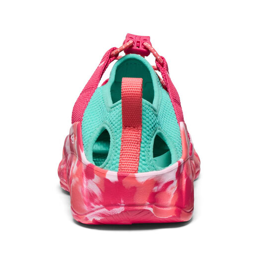 KEEN Children's Outdoor Sports Sandals Hyperport H2 Comfortable, Breathable and Wear-Resistant Wading Shoes Raspberry/Pool Blue 5 Toddlers