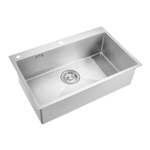 Moen same style 304 stainless steel kitchen sink handmade large single sink under counter basin 27531/27532 handmade sink SK27531SL 680MM single sink 1