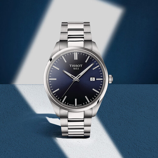 Tissot watch PR100 series men's watch Swiss quartz men's steel band watch business watch New Year gift