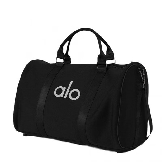 Alo Yoga Sport Fitness nass und trockener Trennung Yoga-Beutel Travel wasserdichte große Kapazität Einschuldes Gepäckbeutel handlich hell schwarz