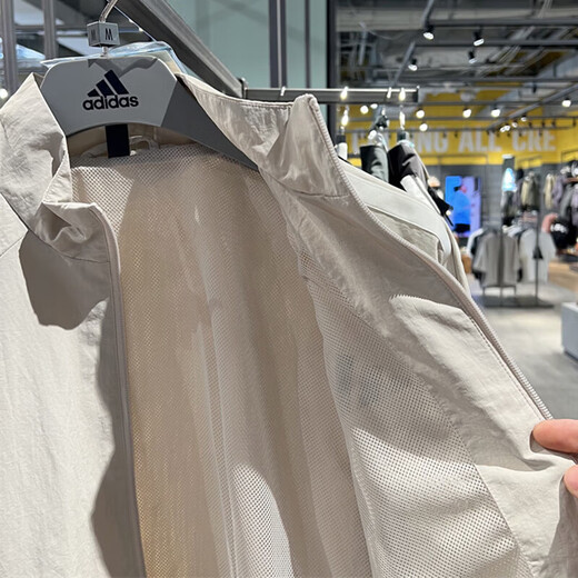 Adidas Jacket Men's Men's 2025 Summer New Sportswear Toven Swey и универсальная повседневная стойка Kc3894 KC3894 Miracle Bauxite Brown/Hanyu White S