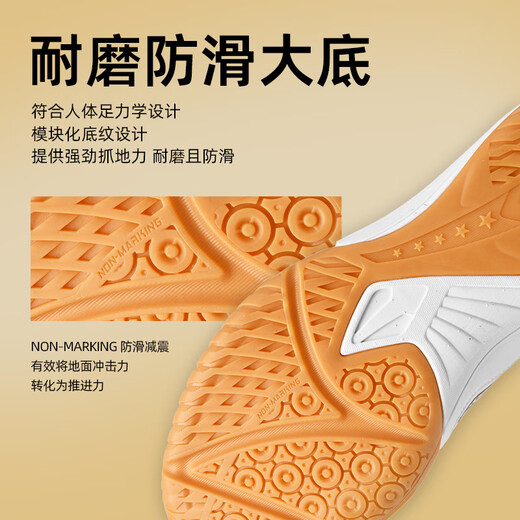 Li Ning (LI-NING) table tennis shoes men and women sports shoes national team table tennis special shoes breathable and anti-slip
