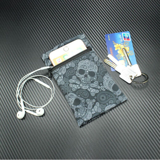 Ripa mobile phone wrist bag, thin wrist mobile phone bag, comfortable and breathable arm wrist bag, running arm bag, sports hand, plant pattern, weight 121 to 170, recommended size M