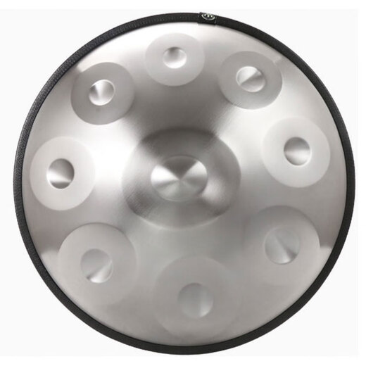 White Dragon Roar Handpan Hand D D Percusión menor Inicial para principiantes Profesional D 9 Tono 10 Tono 12 Tono Silver 10 Tono [Modelo avanzado]