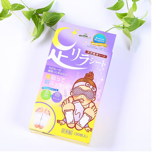 Tree Eishu no Hui natural bamboo sap lavender foot patches imported from Japan 30 patches/box*2