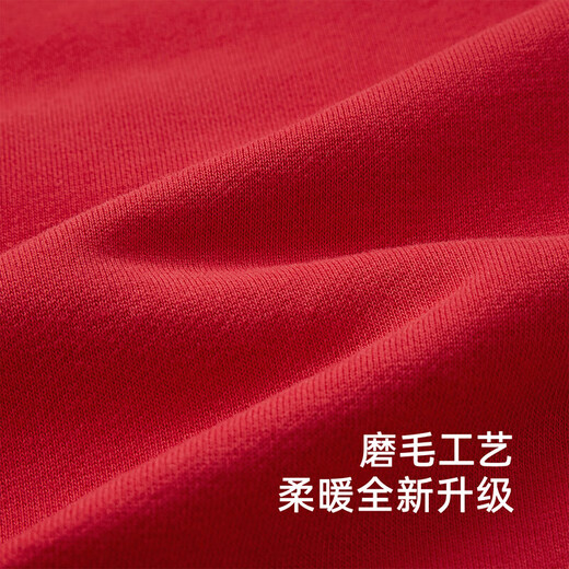 YEEHOO YEEHOO parent-child wear long-sleeved T-shirt for a family of three and four spring and autumn baby clothes 2025 new New Year red sweatshirt - 165 CM