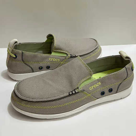Carlochi Crocs Новый стиль Vollu Men's Canvas обувь повседневная обувь без скольжения на однофутов