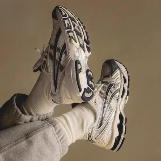 亚瑟士（asics）GEL-KAYANO 14 男女复古跑步鞋 1201A019-108-200-006 白冰蓝/1203A537-106 36