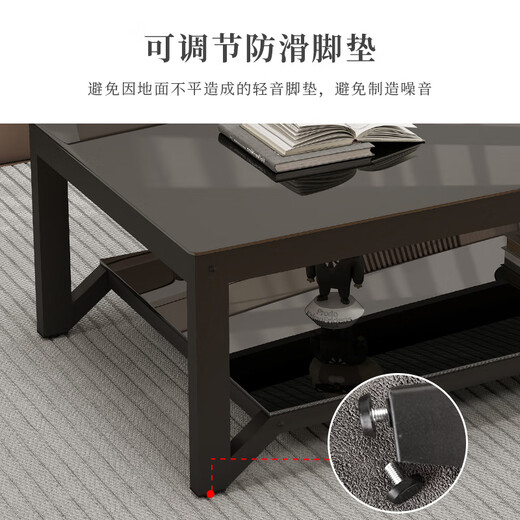 Fanshe Coffee Table Living Room Coffee Table Simple Tea Table Tea Table Office Sofa Coffee Table Living Room Home Tempered Glass Coffee Table
