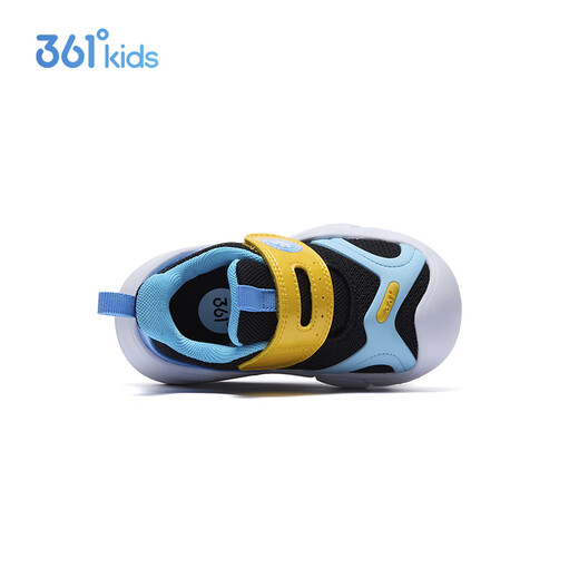 361 Chaussures pour enfants, chaussures de sport pour enfants 25 Four saisons, hommes et femmes, légers et doux et élastiques, chaussures pour les tout-petits pour enfants, chaussures de bébé, noir 24
