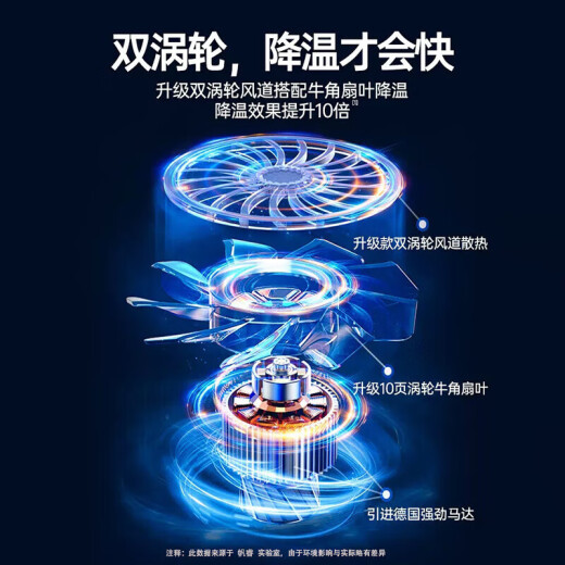 E 修派手机散热器磁吸半导体静音降温风冷背夹神器平板直播专用风扇 【平板专用】10CM大面积｜27W大功率｜实时温显