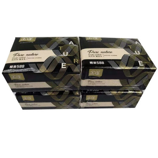 Jinlian Jinlian papel higiénico Fine Pack 588 Pulpa de bambú Papel higiénico papel higiénico Papel plano de césped en relieve Flexible Hogar Box 3882 Hojas * 20 paquetes