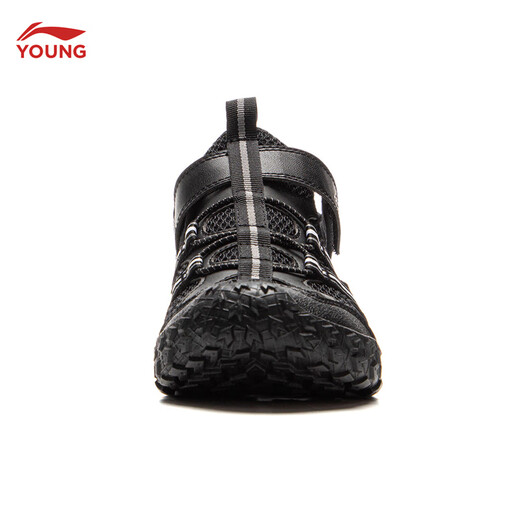 Li Ning children's shoes, children's sports sandals, men's and women's summer shock-absorbing rebound outdoor sports and leisure shoes YKUV014 black-7 32