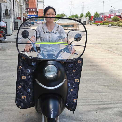 El parabrisas Electric Windal, el parabrisas Electric Windal, el parabrisas Electric Wandshield de cuatro estaciones de la motocicleta delantera