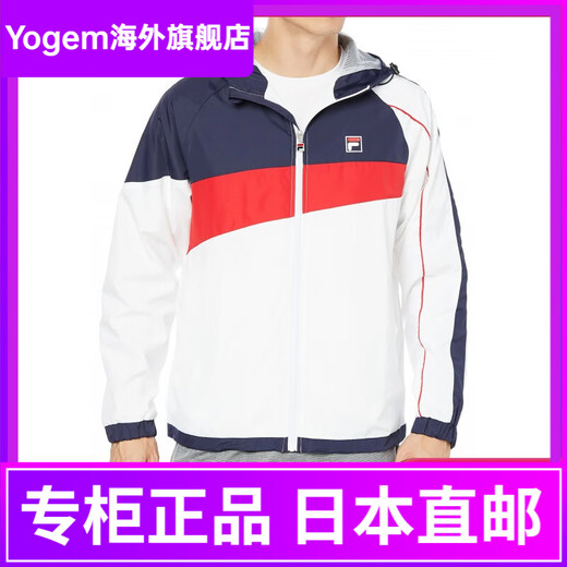 
FILA tennis parka coat men's clockwork parka autumn and winter outdoor men's sports trend new casual jacket Paha Blue M