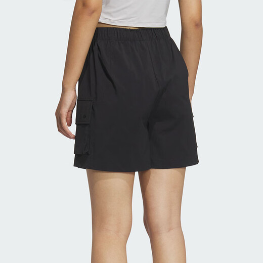 Pantalones de chándal adidas (adidas) pantalones para hombres 2025 verano nuevo tejido transpirable de cinco puntos de cinco puntos entrenamiento de fitness suelto ropa de trabajo casual jl9275/negro m