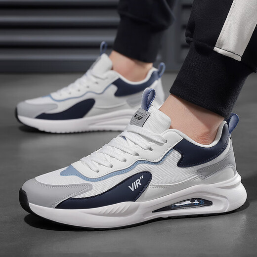 
Special price running shoes for men's shoes, soft sole shock absorption, comfortable daddy shoes casual and versatile summer breathable mesh sports shoes 9908 gray mesh 45