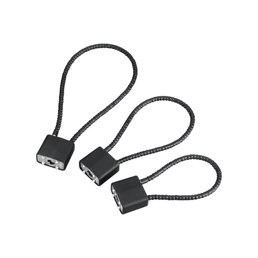 
Sheng Fuyong Wire Rope Padlock Steel Cable Cabinet Cabinet File Cabinet Extended Padlock Steel Wire Lock Anti-theft Padlock Black CW731415