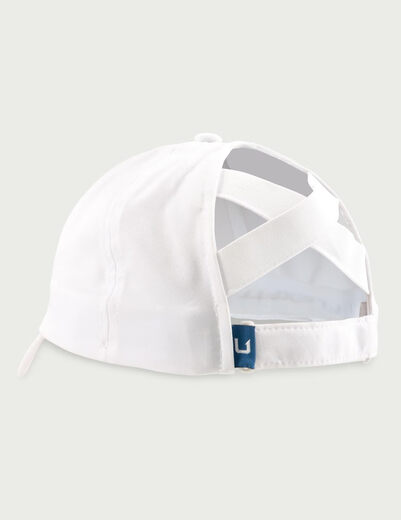 HUK Women's Standard Trucker Hat, Anti-Glare Snap Back Fishing Hat, White White One Size