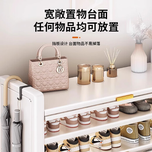 Silao shoe cabinet steel entrance door entry cabinet integrated wall-mounted dust-proof shoe rack household multi-layer shoe storage cabinet 5 layers of gray-50*32*80 (approximately 15 pairs of shoes)