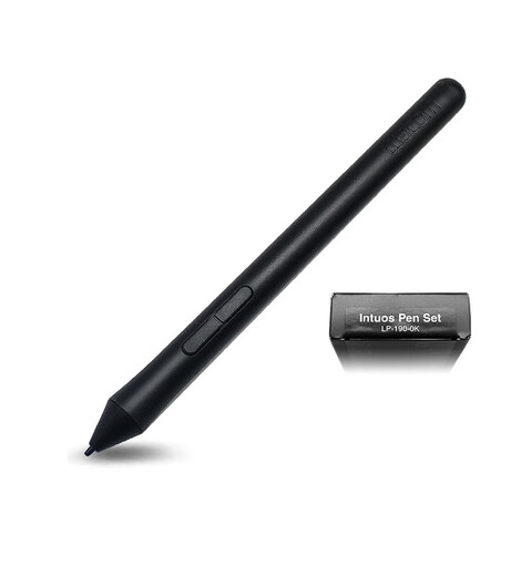 Wacom Original CTL672 Pen LP-190 CTL472/490/690 CTH490/690 Schattendrucksensor Pen LP190 Stift + Nachfüll ACK20001 10x2cm