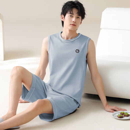 PALANDO PAJAMAS POUR HOMMES POUR SUMBRE CORTON PURS COPE SEPLEST SHORTS LA TAILLE DE LA LA LA LA LA LA LA LA LA LA LA MAISON DES VENDEMENTS SUMBRÉE MENSELLEMENT 13657 [Coton pur, adapté à la peau et respirante] L [suggéré pour 100-120 Jin [Jin est égal à 0,5 kg] usure]