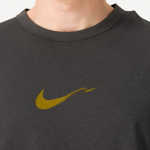 Nike (Nike) Running Schnell trocknendes T-Shirt-Eiseneis-Seiden-Sonnenschutz kurzärmelige neue atmungsaktive Sportswear Casual Top Grey Hv4882-299 Sonnenschutz und atmungsaktives M 120-130jin [Jin entspricht 0,5 kg]