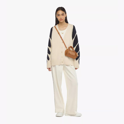 MCM ELLA Mini One-Shoulder Crossbody Bag Hand-in Boston Bag Women's Bag Cognac [Gift]