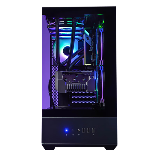 Klettern AMD Ryzen 9 9900x3d/9950x3d/5080/9070xt E-Sport Live Broadcast AI Design Bearbeiten Desktop Computer Host-Desktop-gesamte Maschinenkonfiguration Ein 9900x3d+32G+1TB