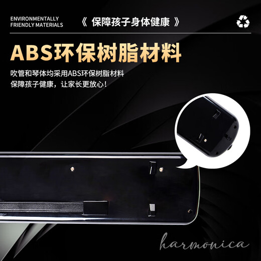 Dongfang Ding (EAST TOP) 37-key mouth organ T37, children's beginner classroom performance, music enlightenment instrument, black