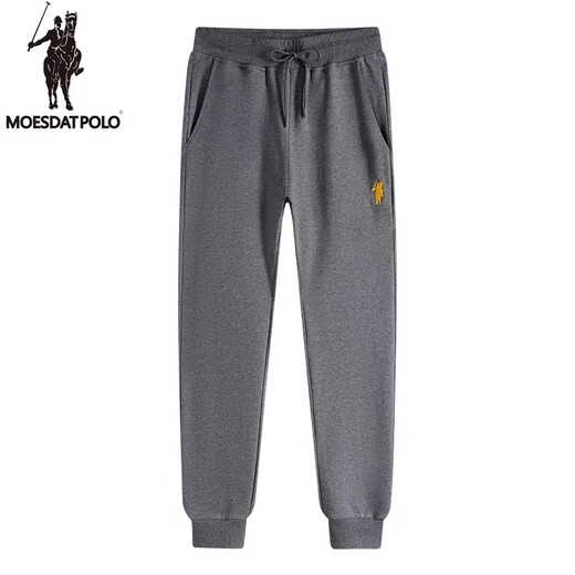 POLO SPORT American Ralph Lauren spring and autumn casual versatile pants loose leg drawstring sweatpants simple sports pants men's pants black 3XL