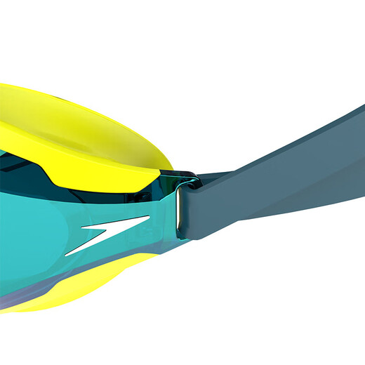 Speedo 2025 New Shark Skin Professional Competition Coated Swimming Goggles 2nd Generation HD Anti-fog and Anti-glare Super Yellow/Cobalt Blue/Emerald ONESZ