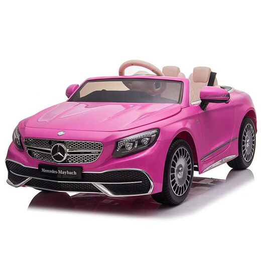 Haowa (Haowa) Mercedes-Benz Maybach Children's Electric Toy Car à quatre roues à quatre roues télécommandation à télécommande de télécommande électrique peut assister bébé (rouge peint) Écran LCD + télécommande / auto-conduite / swing électrique Drive électrique