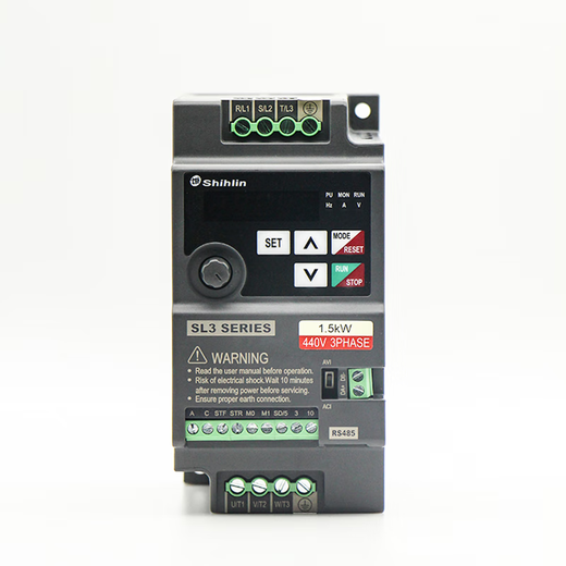 Shihlin Shihlin inverter SL3 series three-phase 380V single-phase 220V fan water pump motor speed regulator SL3-043-1.5K three-phase 380V 1.5K