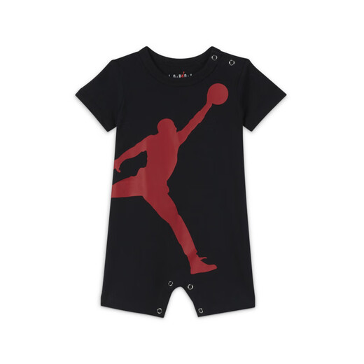 Nike (Nike) Jordan Boy Baby Jumpsuit Sommer Baby reines Freizeit und leicht zu tragen und abzuheben CK4343 Offizielles Flaggschiff 687 Fitness rot One Size 12m