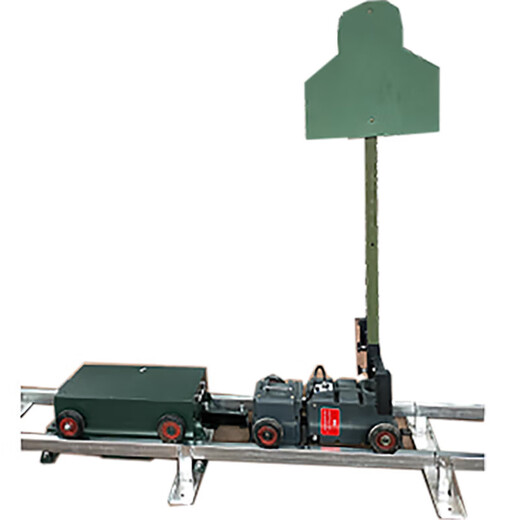 Rensu one-to-four mobile lifting and lowering conductive precision target machine (including touch screen remote control + 27m track) voice target reporting training equipment factory direct RS-0196Y