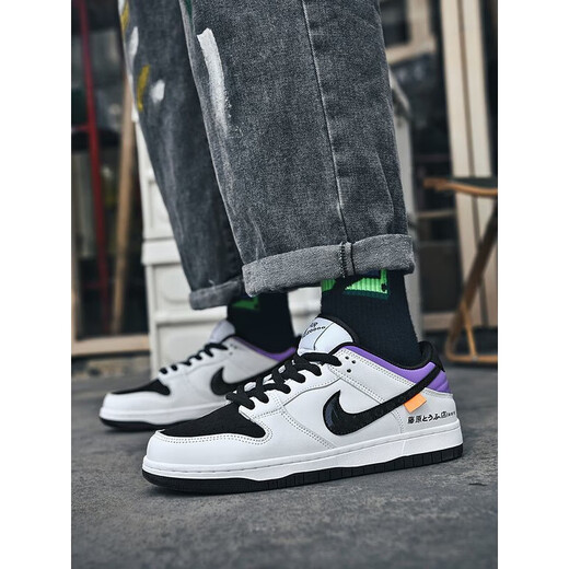 Clenikeedair Nike. Putian Chunhara Sbdunk High Edition Fujiwara Tofu Shop AJ1 Low Gang Air Force One Kata Board 1699 Air Force One White [Drug Box] 35