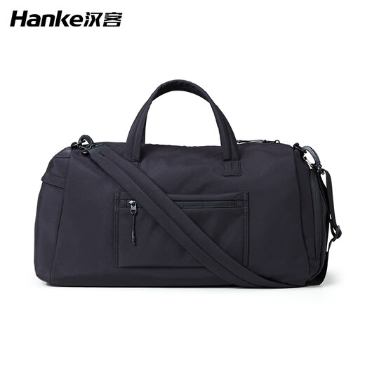 Hanke travel bag men's sports gym bag large capacity 31 liter graphite black handbag boarding storage bag outdoor luggage bag