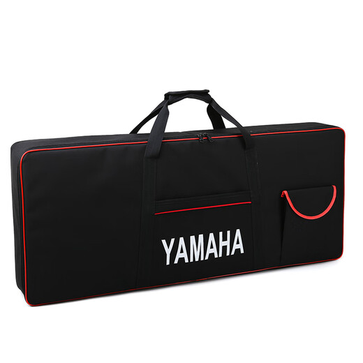 Yamaha (YAMAHA) PSR-e363 373 473 SX600 670 NP112P12161 key thickened electronic piano bag 54 key black and red (88X35X12 cm)