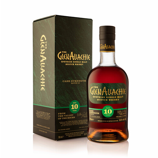 格兰纳里奇（GlenAllachie） 10年桶强第十版（旧包装） 苏格兰 单一麦芽威士忌 700ml礼盒