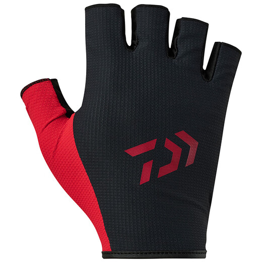 DAIWA 25 spring and summer DG-6425/6525 sweat-absorbent and quick-drying fishing gloves fingerless gloves DG-6525 exposed 5 fingers blue XL