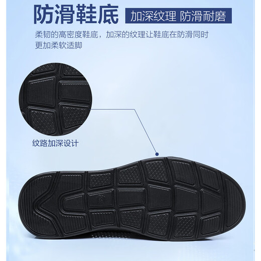 Fu shengxiang zapatos de malla para hombres viejos zapatos de tela beijing beijing zapatos de tela de mediana edad y ancianos sin desliz