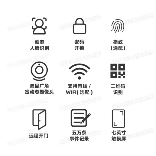 Hikvision Hikvision Face Recognition Access Control All-in-One-Maschinenkarte Swipe Fingerabdruck Passwort Anwesenheit Check-in DS-K1T671BMFW DS-K1T671BMW FACE/SWIPE/Kennwort/WI