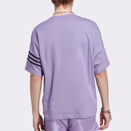 阿迪达斯 （adidas）三叶草短袖男士2025夏季新款户外跑步休闲圆领健身训练运动服T恤 纯棉HR3291 L