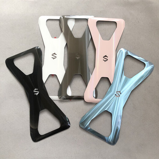 Suitable for Xiaomi 3 3Pro 3S back cover glass camera lens original back cover mobile phone case 3 Black Shark 3 back cover lightning black belt upper and lower lens with glue