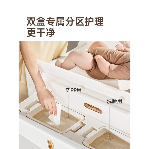 哈卡达（HAGADAY）【官方直销】哈卡达初醒婴儿尿布台护理台桌多功能新生儿 【高配版】护理台+双盒抽屉+棉垫 组装